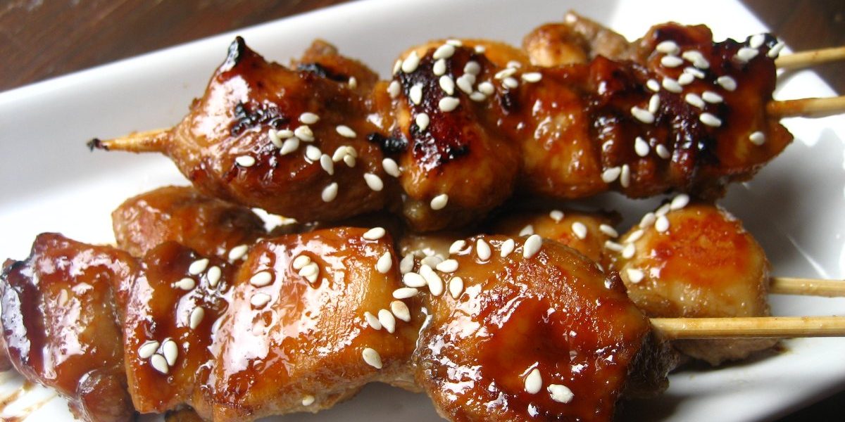 Honey Chicken Skewers