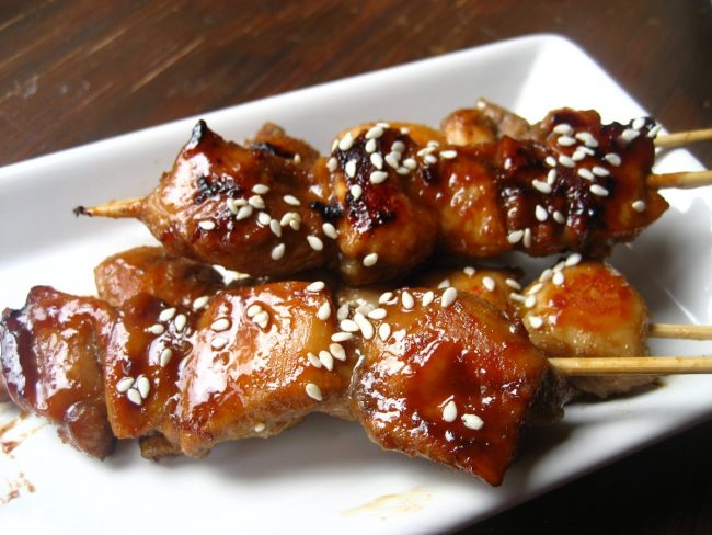 skewered-honey-chicken Honey Chicken Skewers