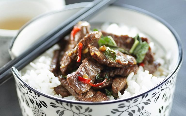 Stir fry lamb